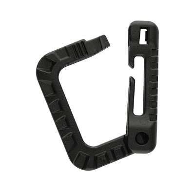 Tac Link Molded Polymer Carabiner | The Tactical Carabiner Clip Black / 1000 Pack